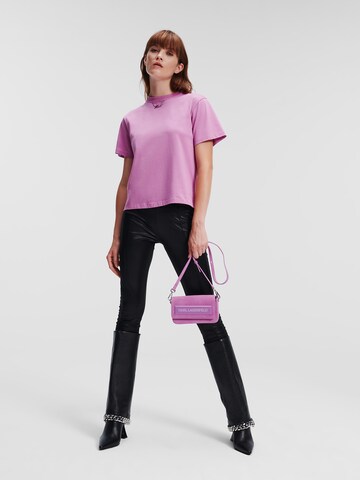 T-shirt Karl Lagerfeld en violet