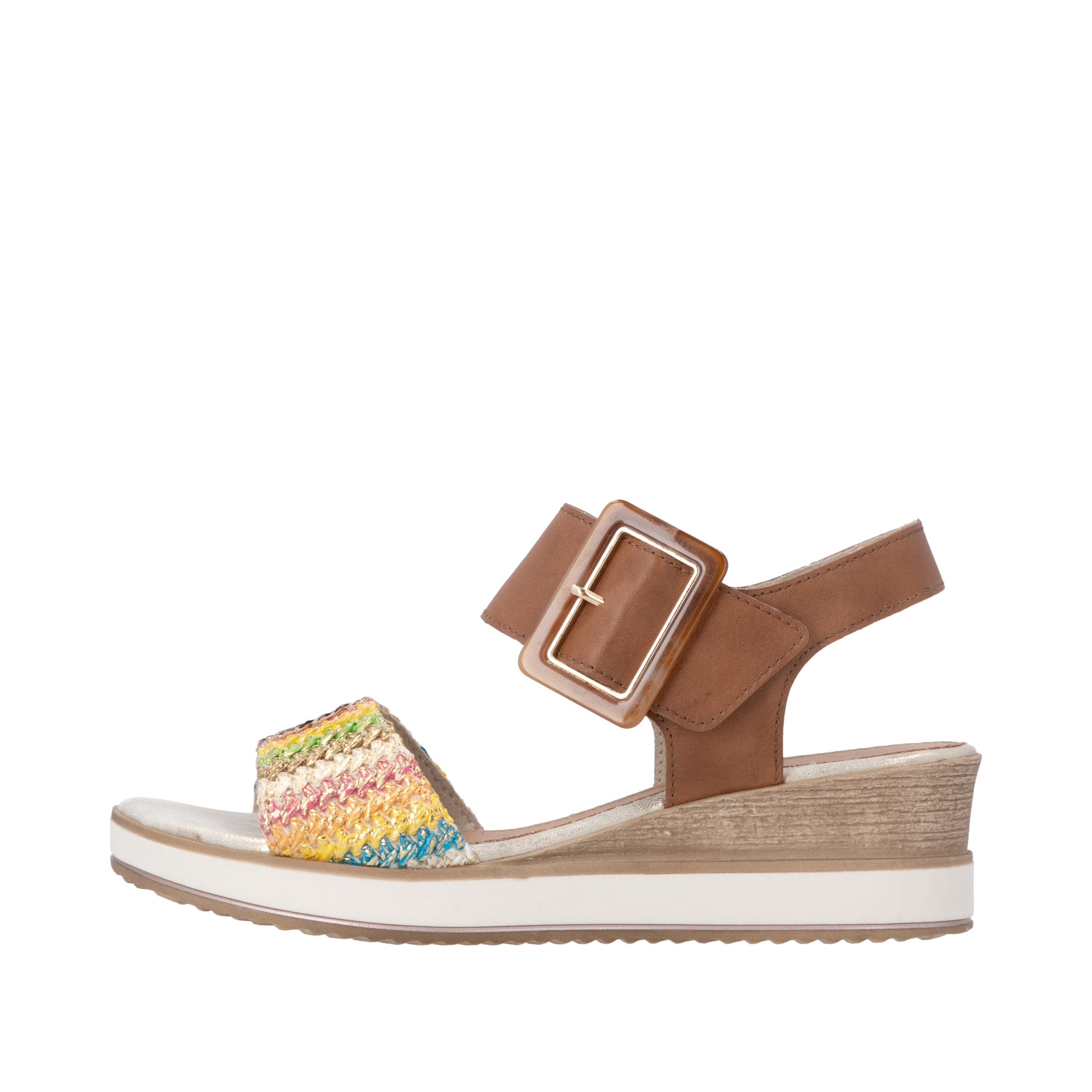 REMONTE Strap Sandals in Brown