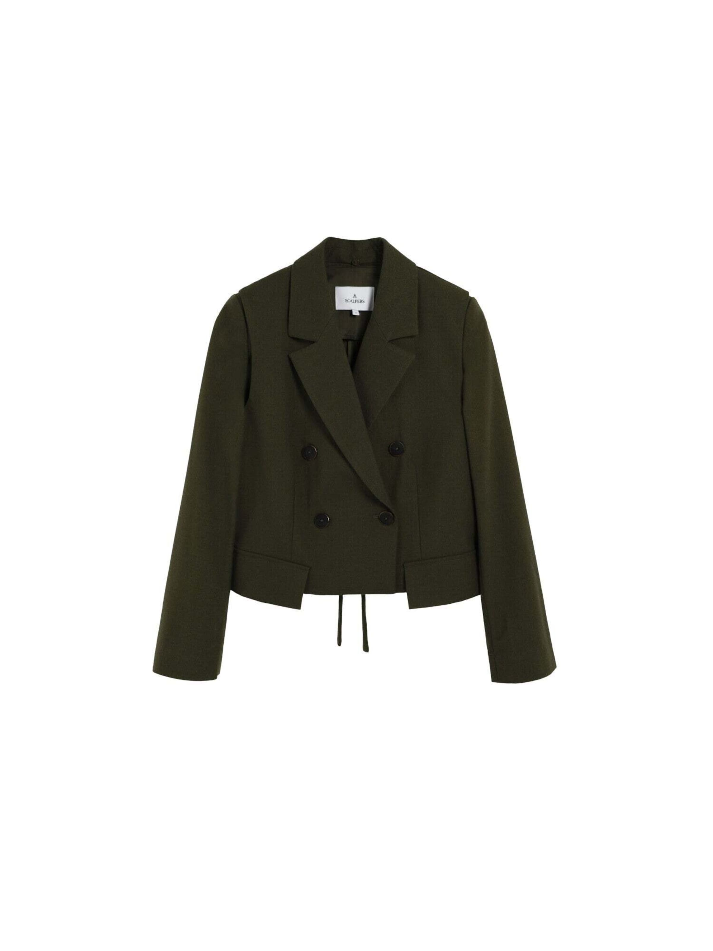 Scalpers Blazers in Groen: voorkant