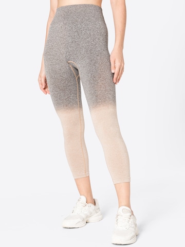 NU-IN Slim fit Leggings in Brown: front