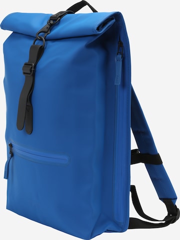 RAINS - Mochila em azul: frente