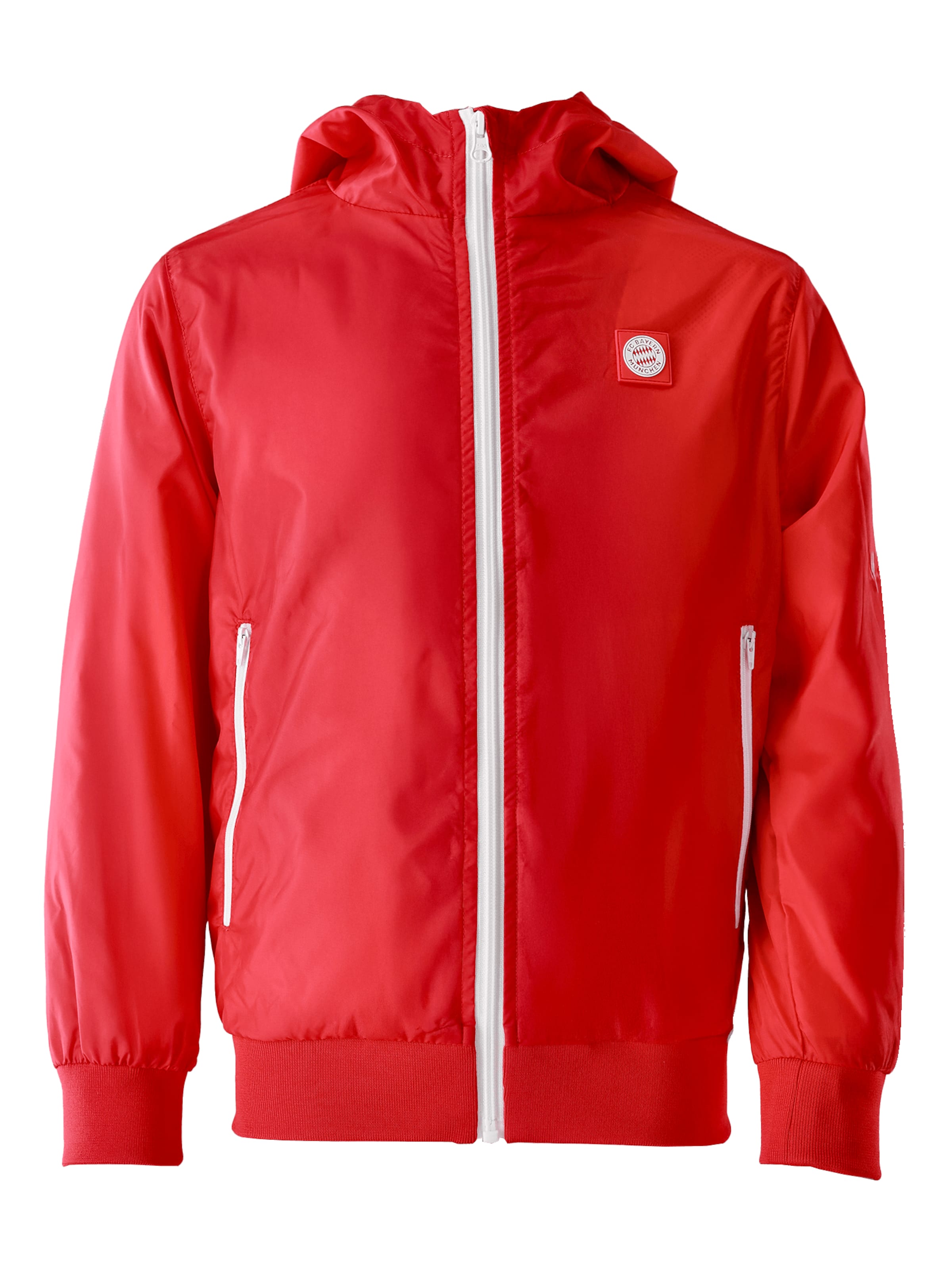 FC BAYERN MÜNCHEN Between-Season Jacket in Red: front