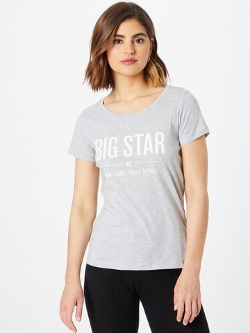 BIG STAR Shirt 'BRUNONA' in Grau: predná strana