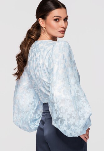 Ombre Blouse in Blue