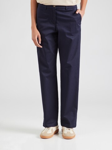 Regular Pantaloni eleganți de la GANT pe albastru: față