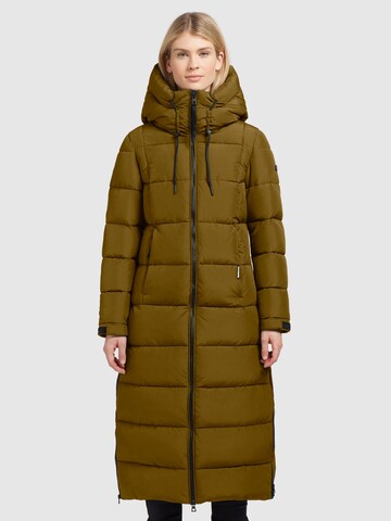 khujo Winter Coat 'Deria2' in Green: front