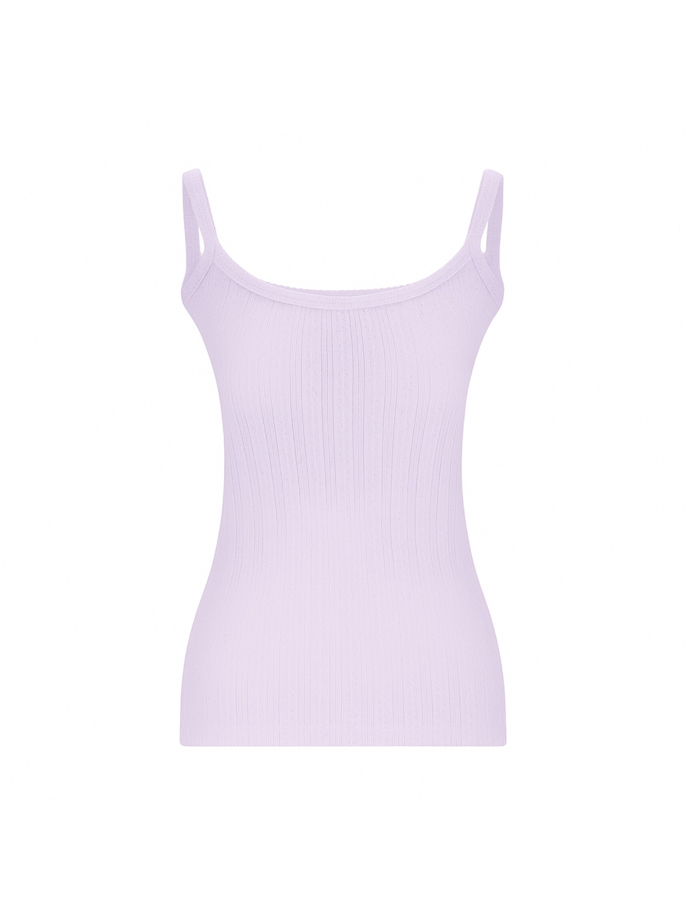 Albero Natur Top 'Damen Top aus 100 % Bio-Baumwolle im Jacquard-Design' in Purple: front