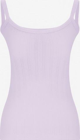 Albero Natur Top 'Damen Top aus 100 % Bio-Baumwolle im Jacquard-Design' in Purple: front