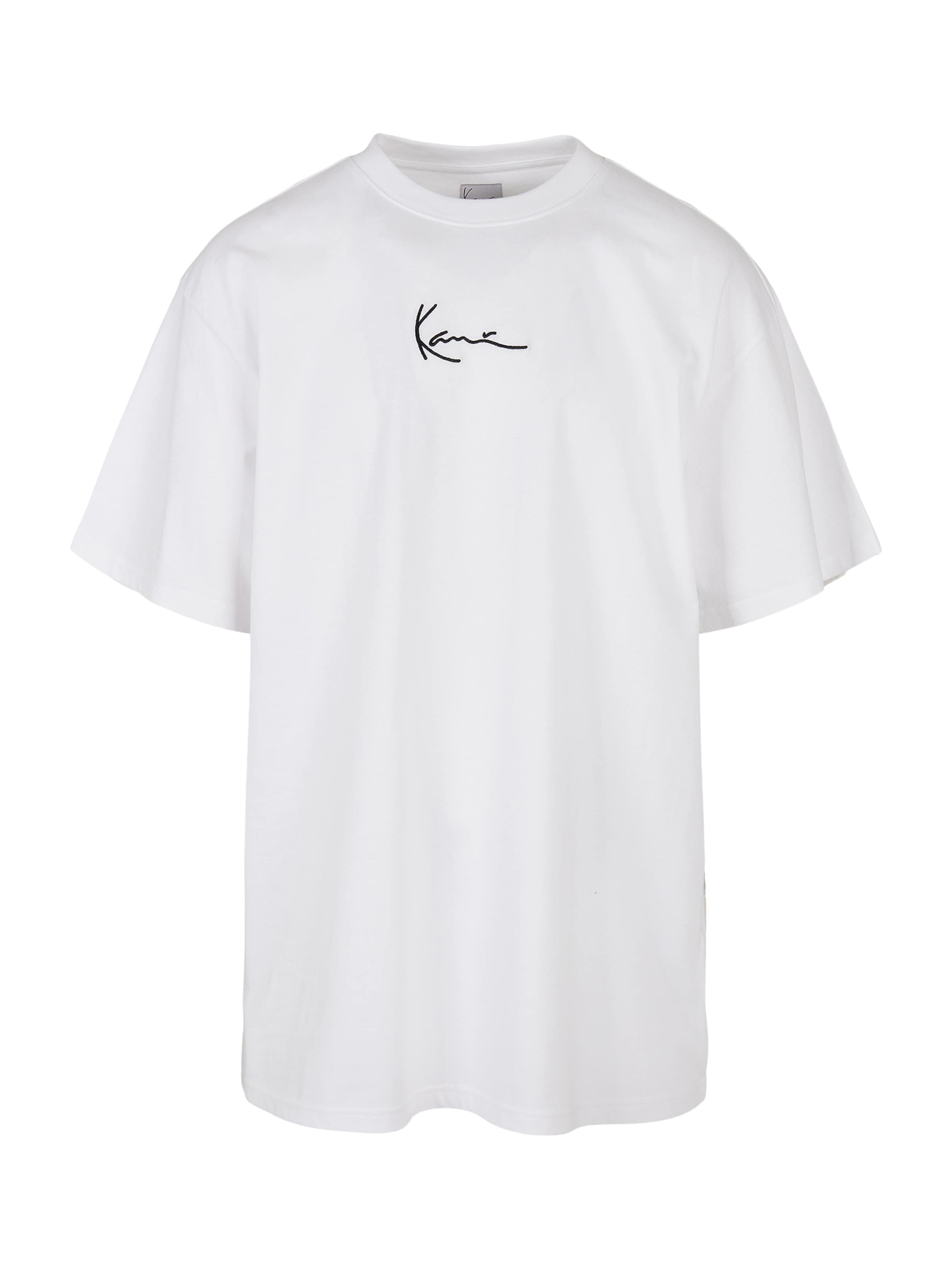 Karl Kani Regular fit Μπλουζάκι σε λευκό: μπροστά