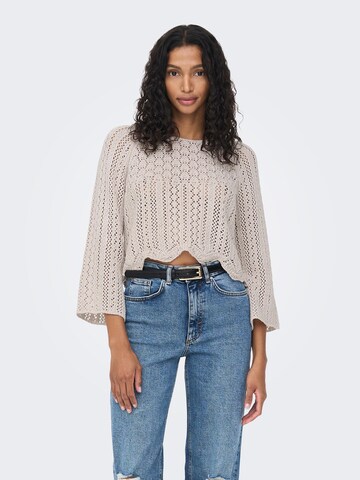 Pull-over 'Nola' ONLY en gris : devant