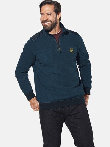 Jan Vanderstorm Sweatshirt 'Knutstad ' in Groen: voorkant