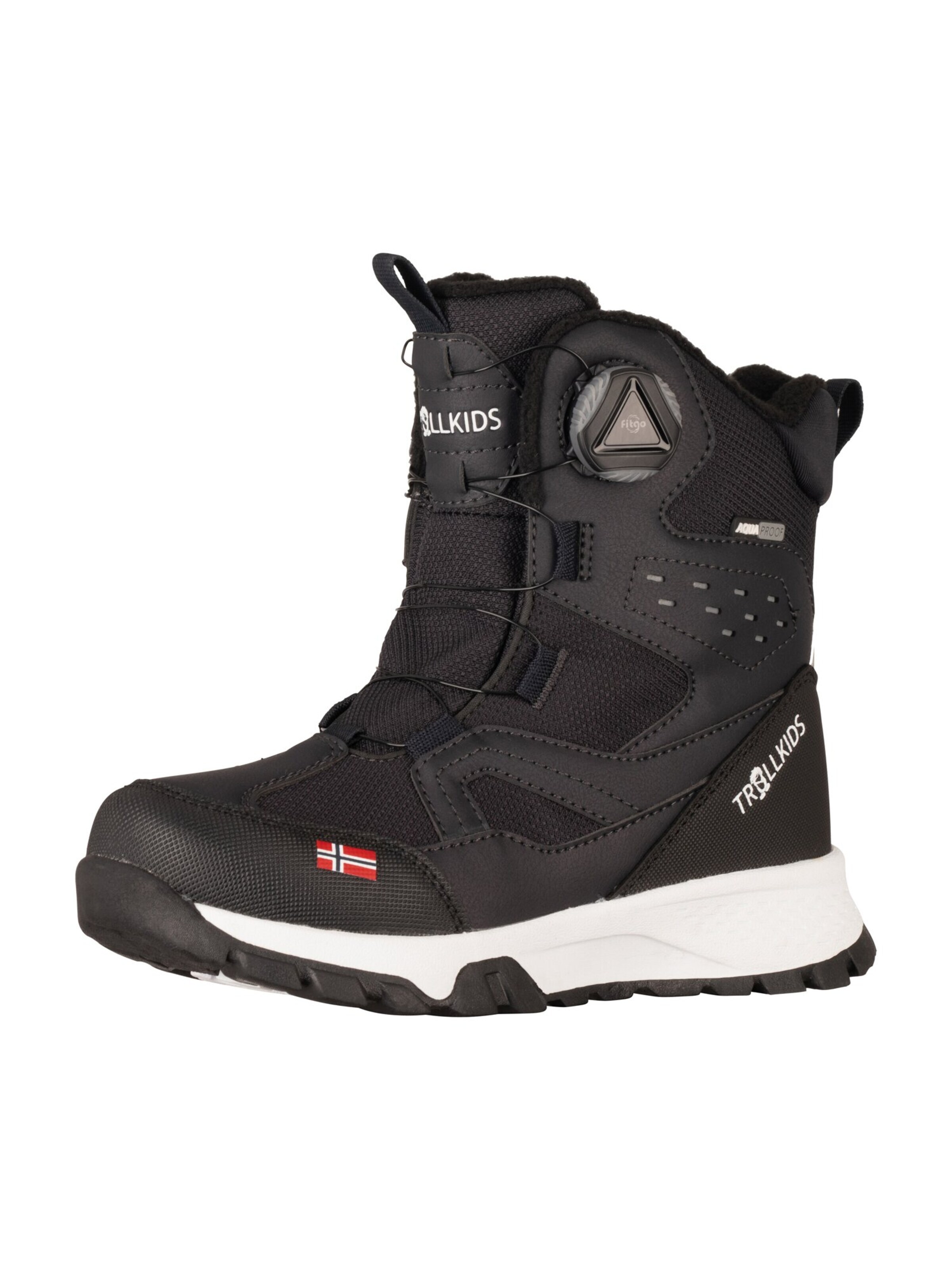 TROLLKIDS Snow Boots in Black