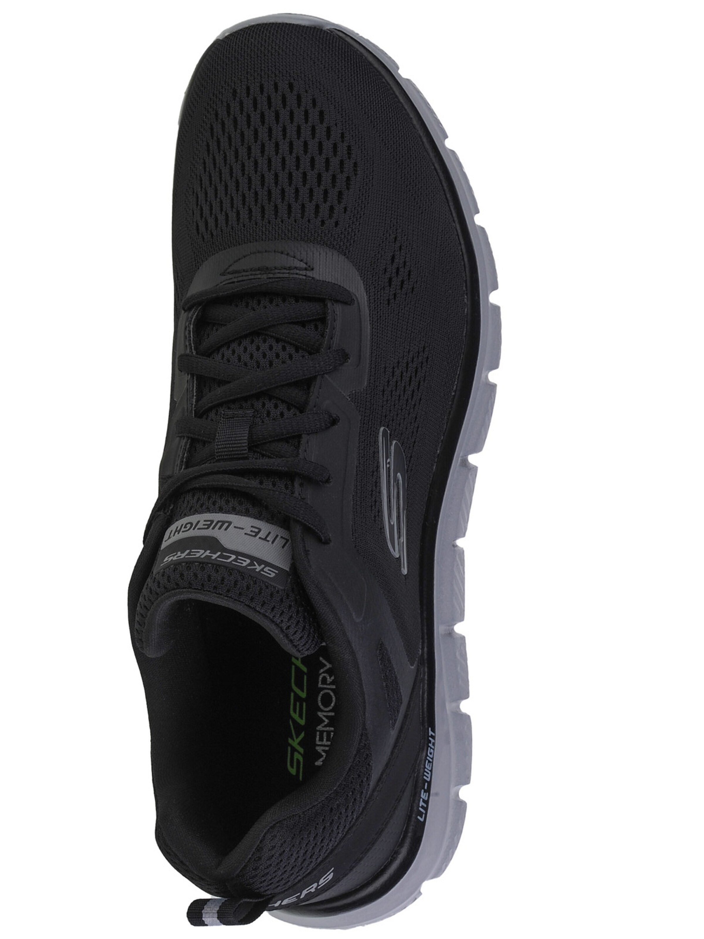 SKECHERS Veterschoen 'Skechers TRACK - BROADER' in Zwart