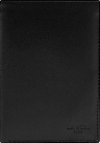 LancelNovčanik 'Lancel Compagnon / Portefeuille Leon Noir/Noir Homme' - crna boja: prednji dio