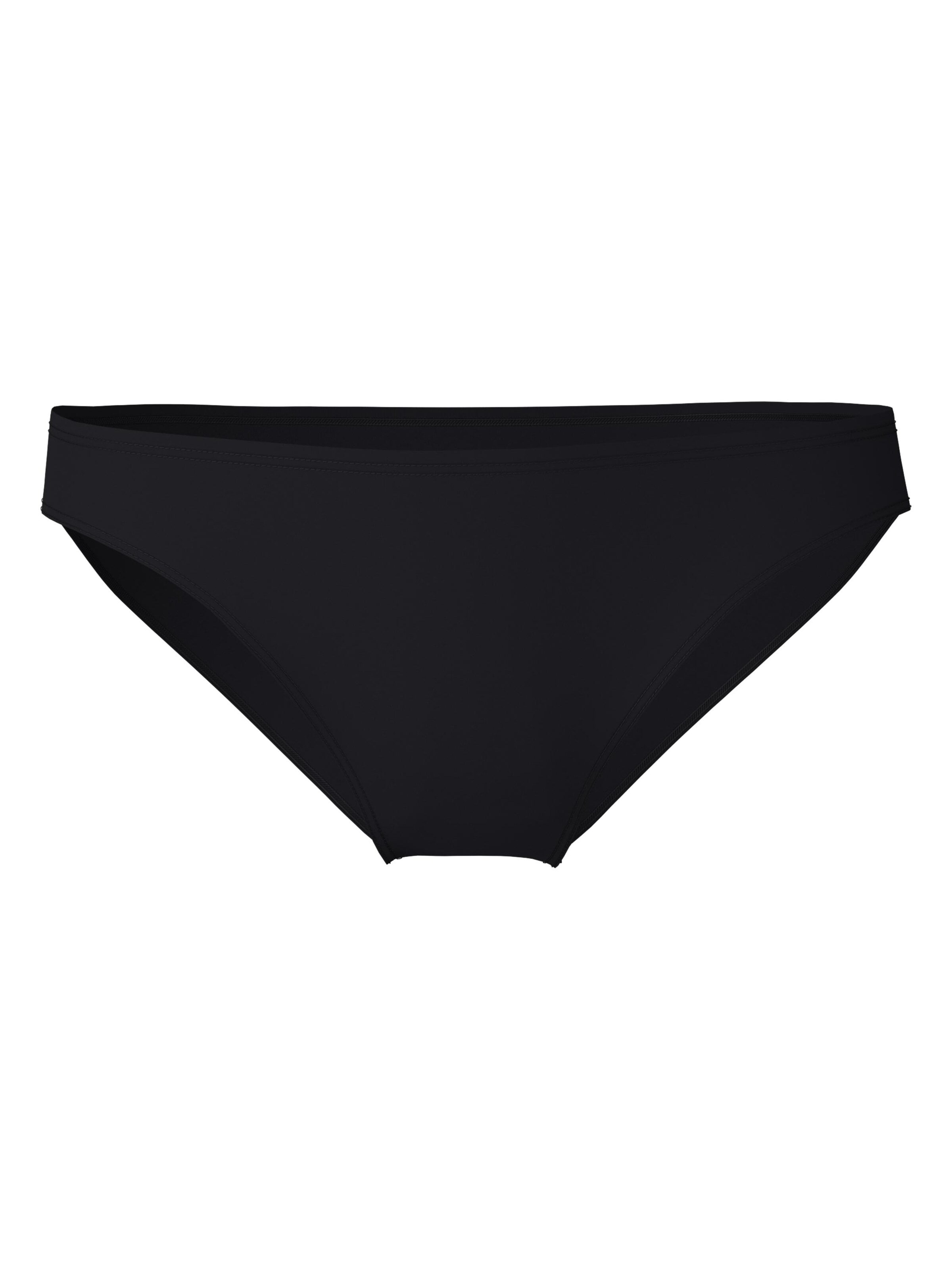Slip 'Essential Cotton' di CALIDA in nero: frontale