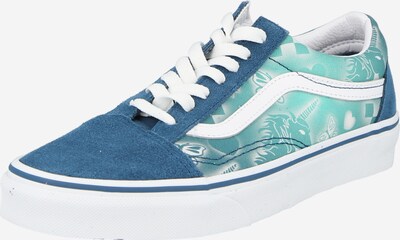 VANS Ниски маратонки 'Old Skool' в морскосиньо / тюркоазен / бяло, Преглед на продукта