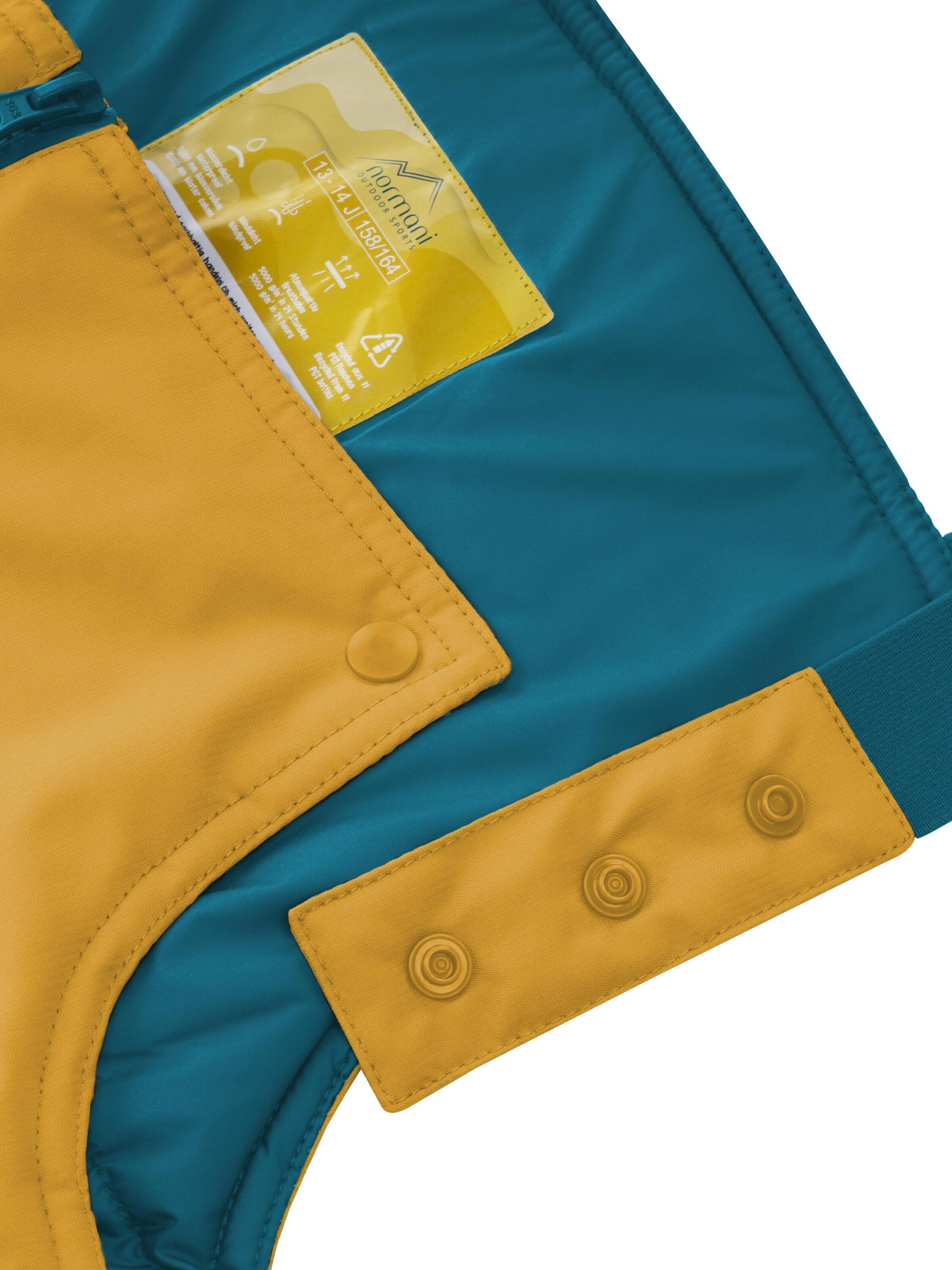 normani Regular Funktionshose 'Ulukhaktok' in Gelb