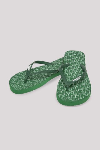 Soccx T-Bar Sandals 'Melis:sa' in Green: front