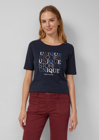 T-shirt s.Oliver en bleu : devant