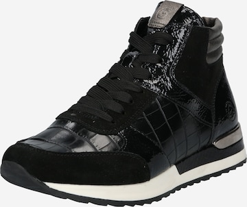 REMONTE High-Top Sneakers in Black: front