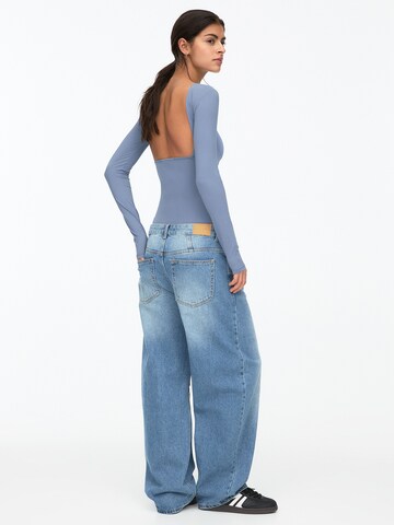 Body a maglietta di Pull&Bear in blu