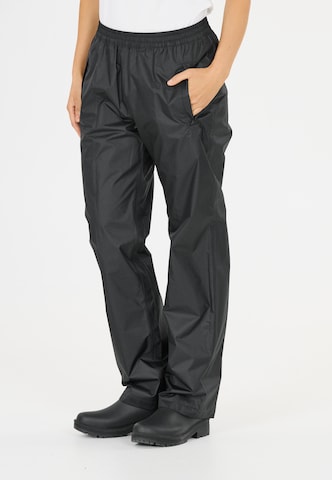 Weather Report Regular Outdoorbroek 'Pack'way' in Zwart: voorkant