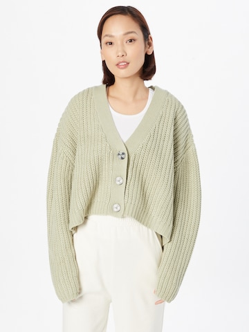 Cardigan Urban Classics en vert : devant