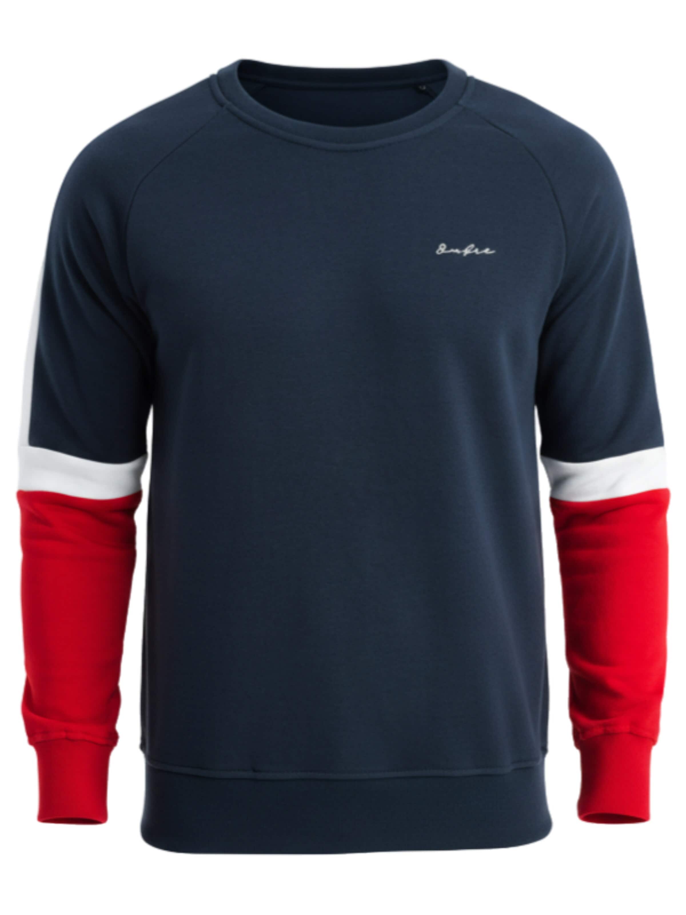 Sweat-shirt Ombre en bleu