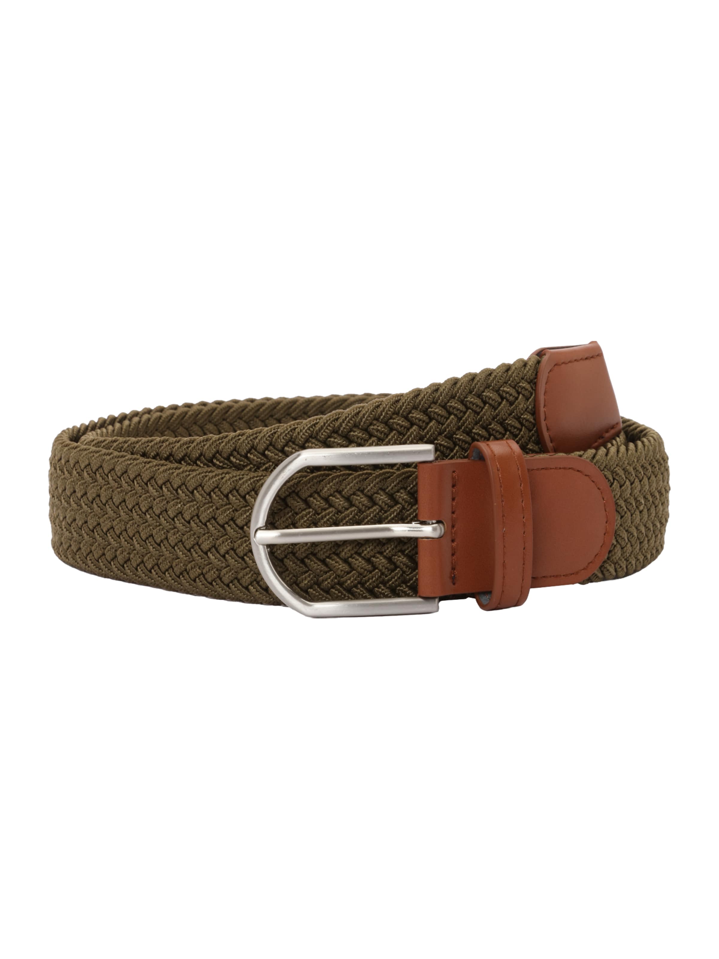 JACK & JONES Belt 'JACENZO' in Green: front