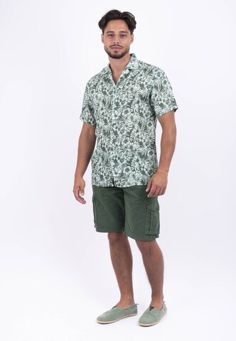 Panareha Regular fit Button Up Shirt 'MAUI' in Green