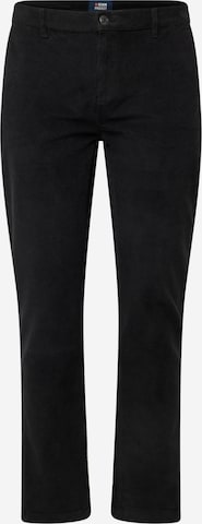 Denim Project Regular Pants 'Carrot' in Black: front