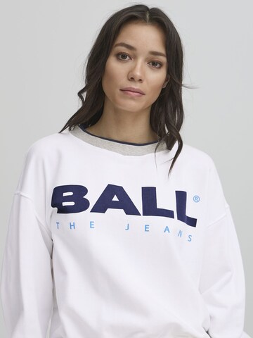 Ball - Sudadera ' BASIMONA SWEAT ' en blanco