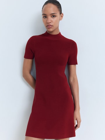 MANGO Knit dress 'SESETA' in Red: front