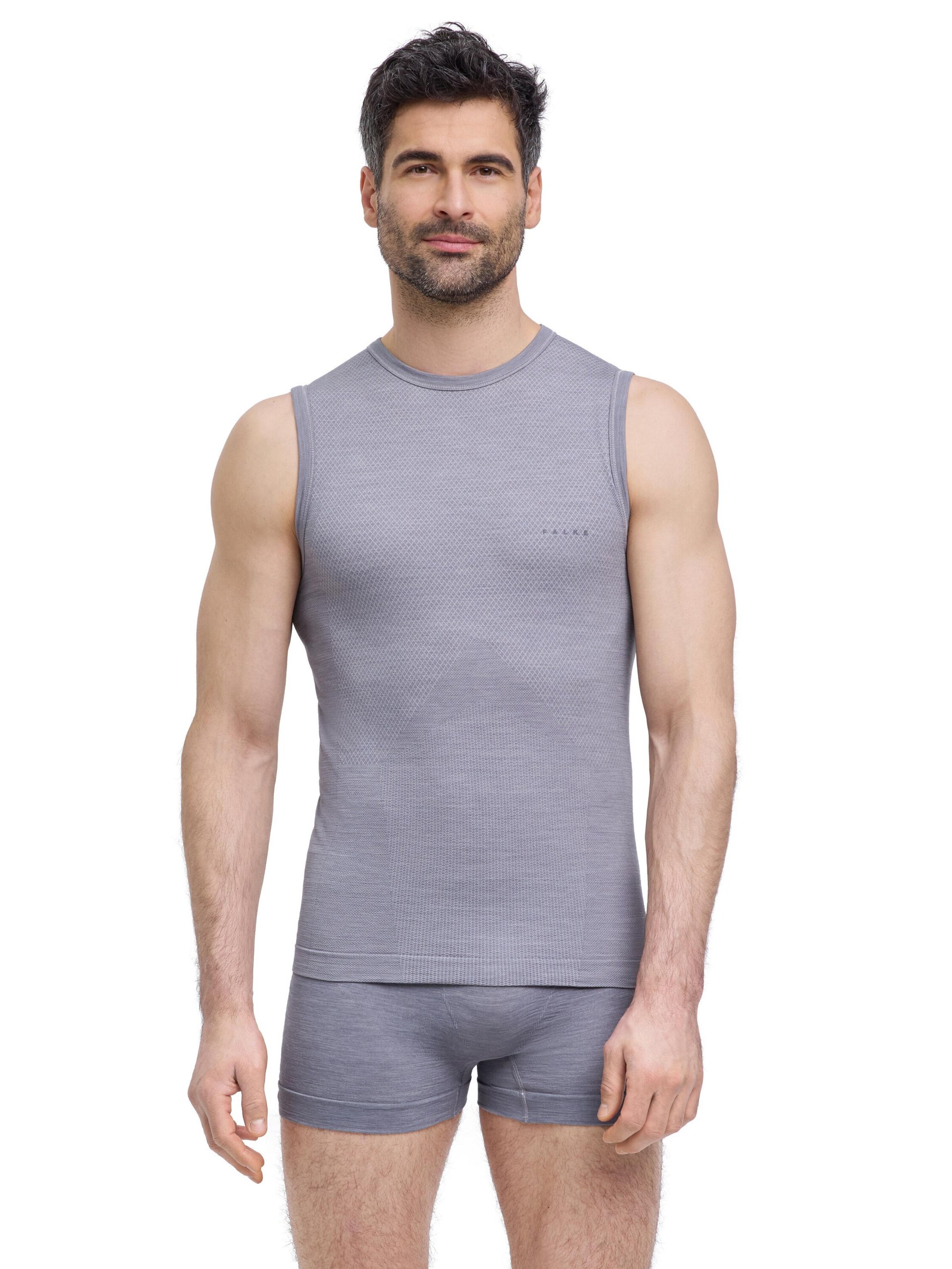 FALKE Base Layer in Grey: front