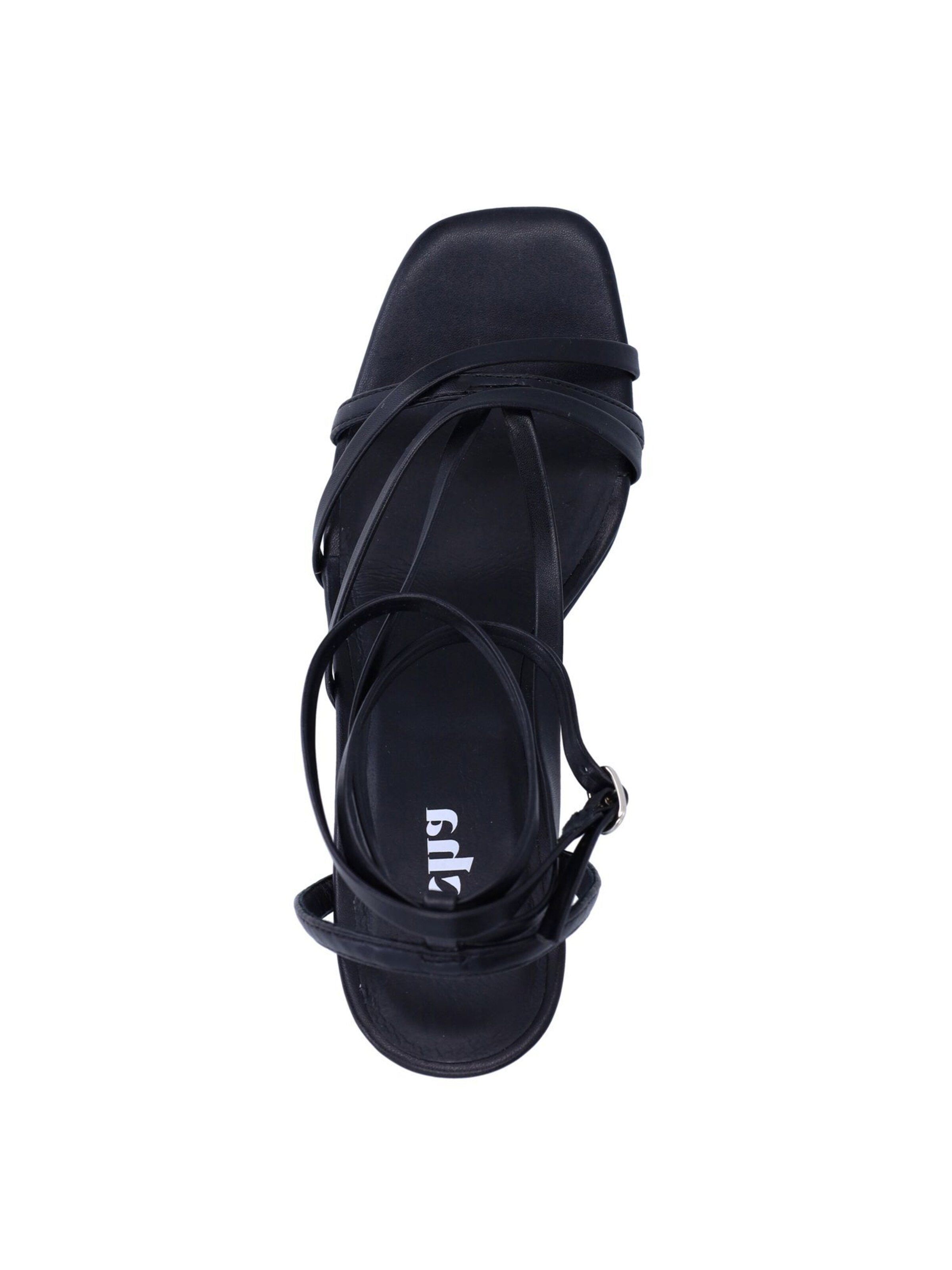 SACHA Sandalen met riem in Zwart