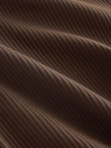 self. Wide Leg Hose in Braun