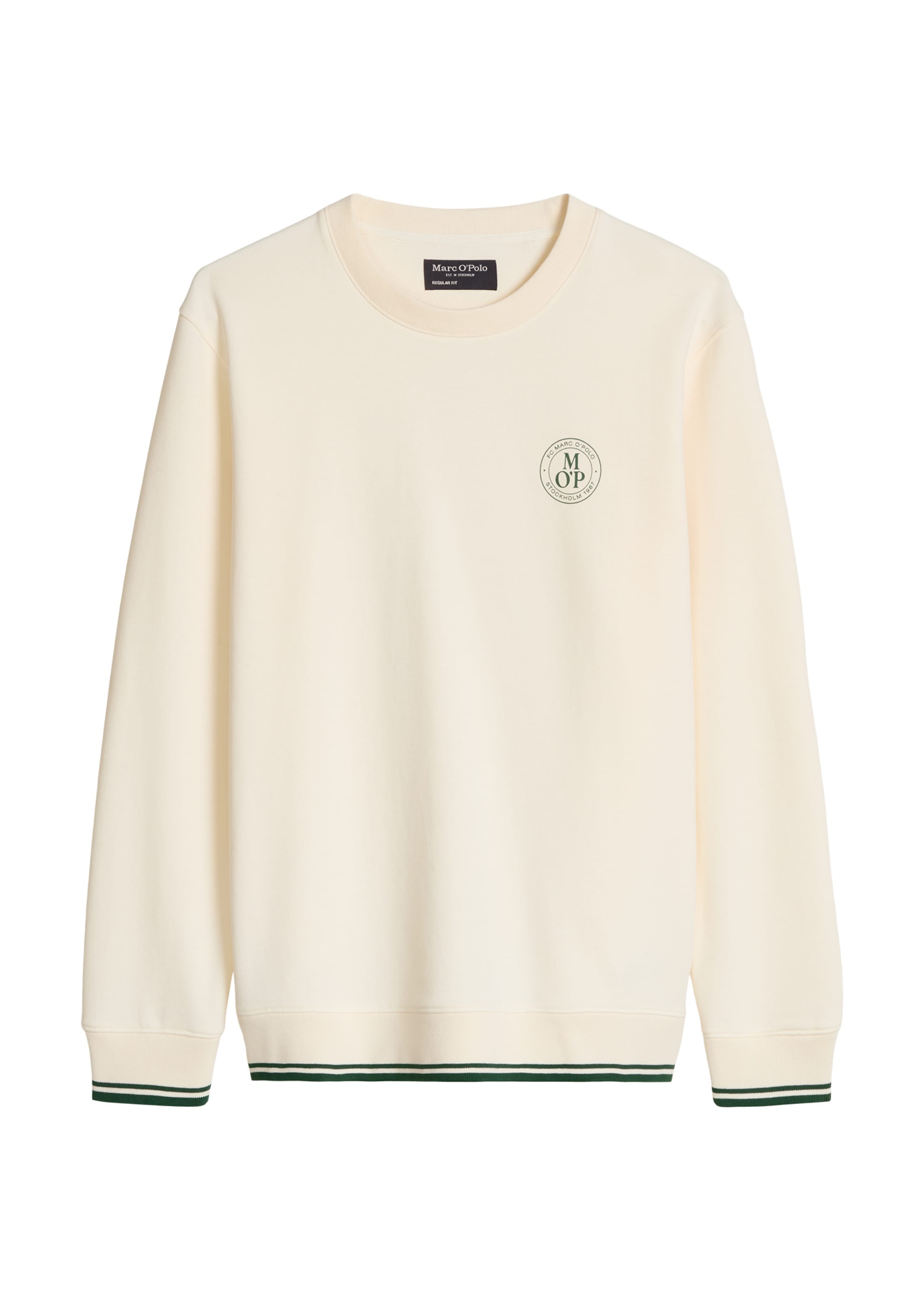 Marc O'Polo Sweatshirt in Beige: voorkant
