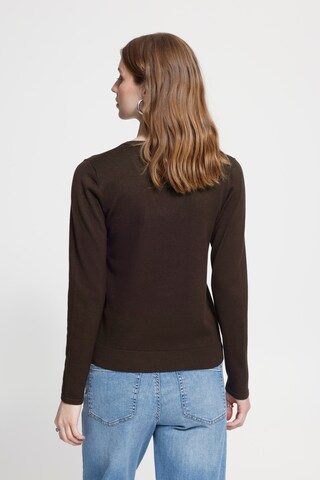 ICHI Pullover in Braun
