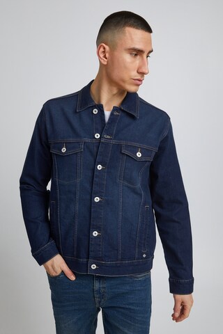 !Solid Between-Season Jacket in Blue: front