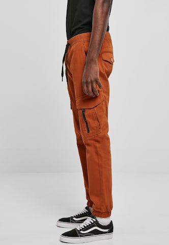 SOUTHPOLE Tapered Cargo Pants in Brown