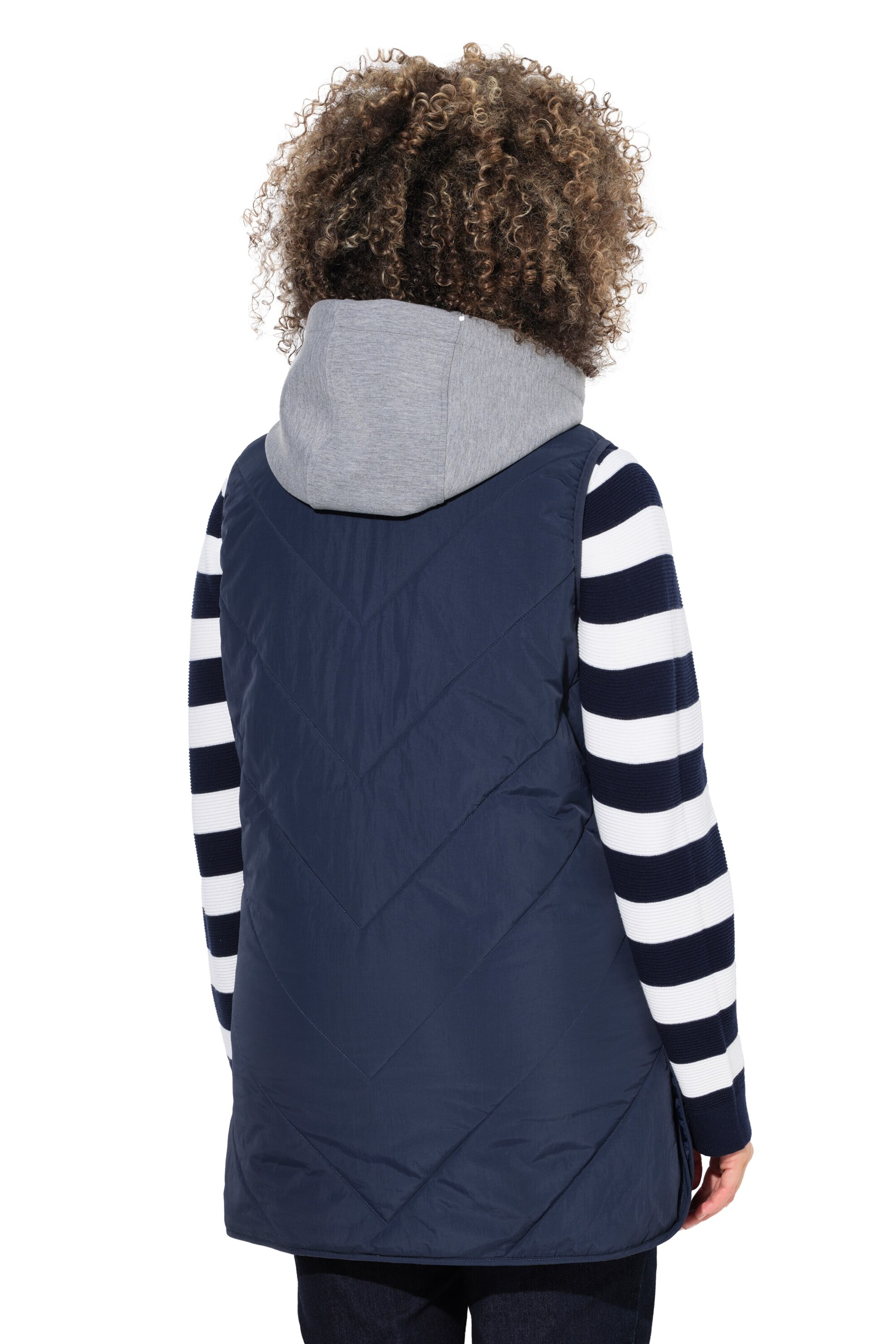 Ulla Popken Vest in Blue