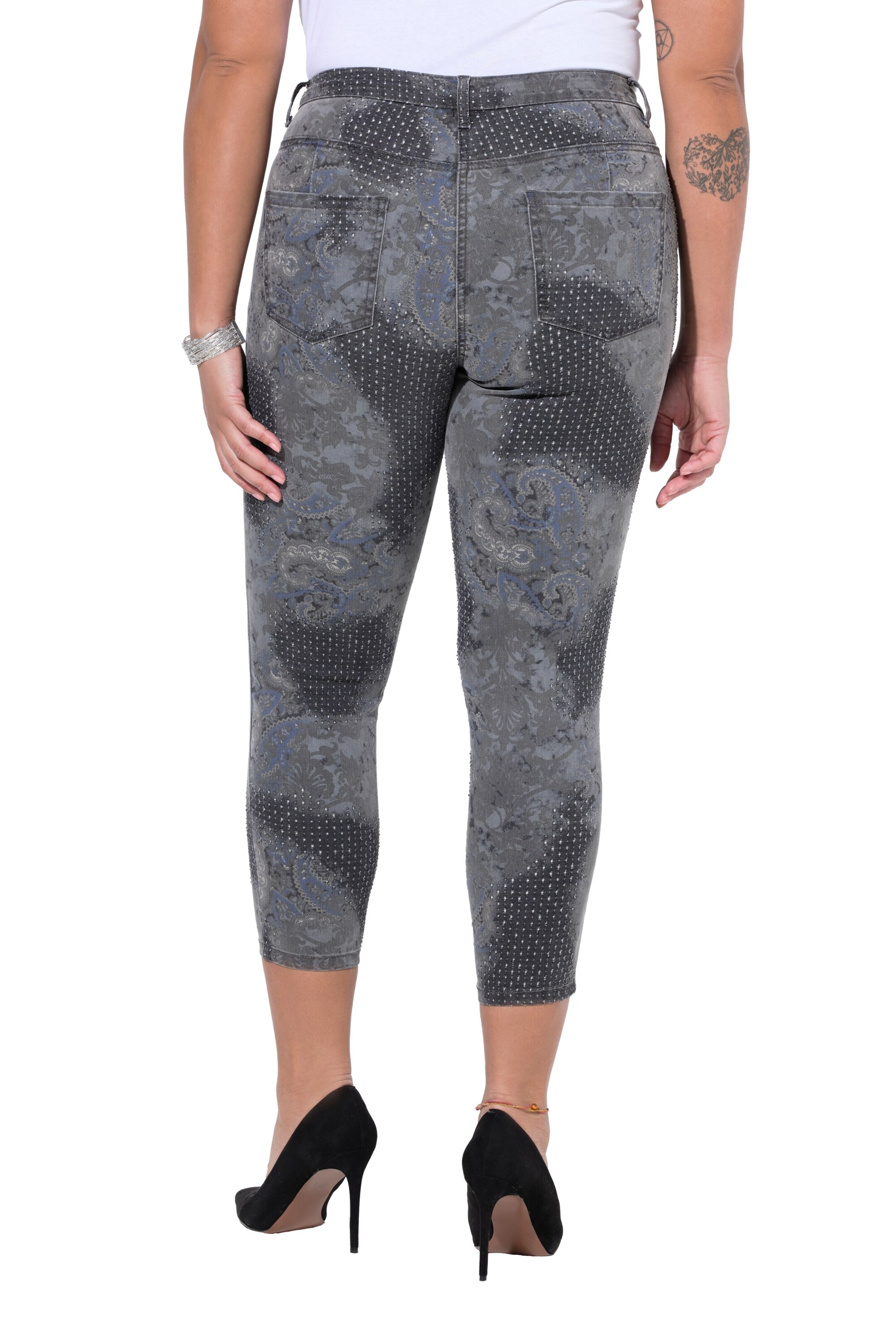 MIAMODA Skinny Jeans in Grey