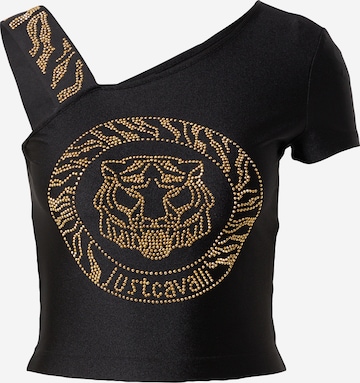 T-shirt Just Cavalli en noir : devant