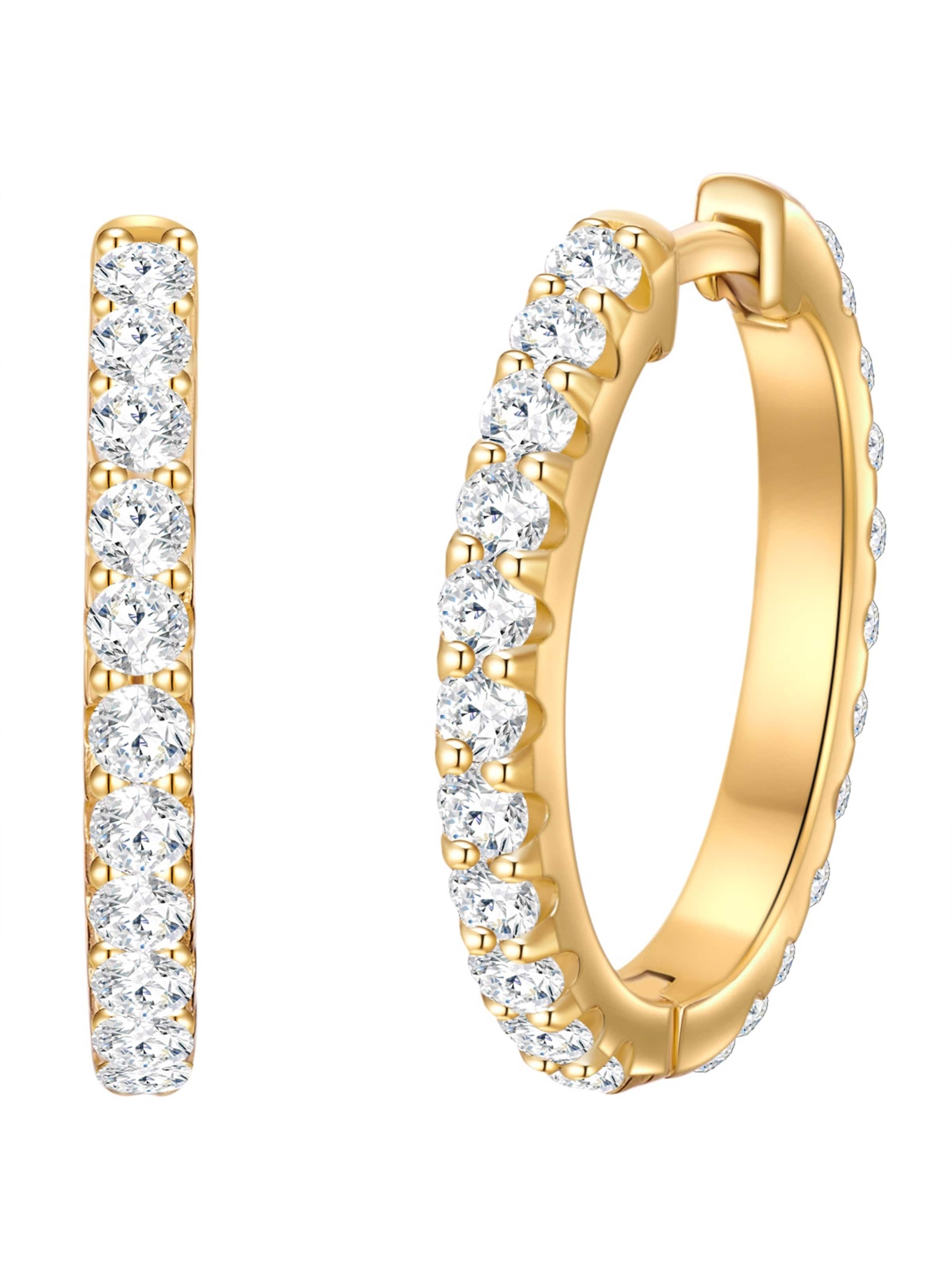 Trilani Σκουλαρίκια σε χρυσό: μπροστά