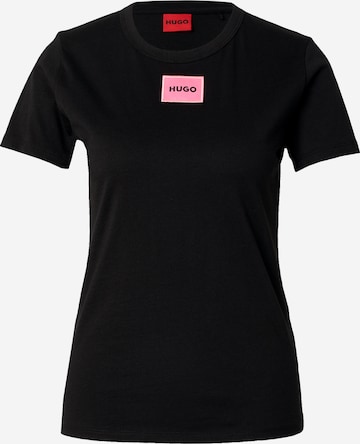 Tricou 'Delorisa' de la HUGO Red pe negru: față