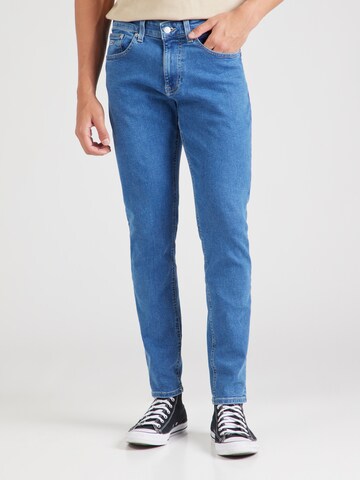 Tommy Jeans Slimfit Jeans 'AUSTIN' in Blauw: voorkant