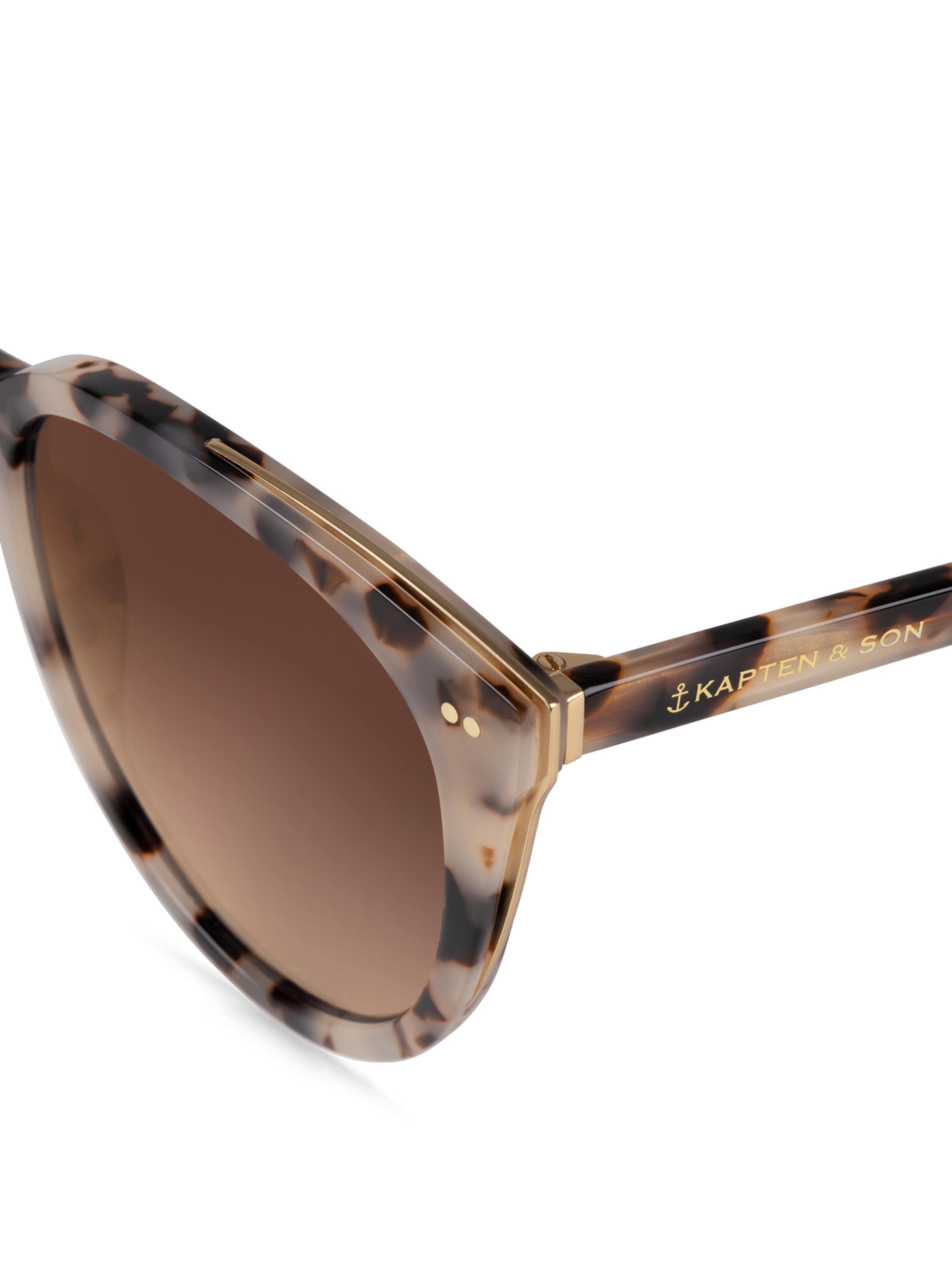 Kapten & Son - Gafas de sol 'Manhattan Sand Tortoise Brown' en marrón
