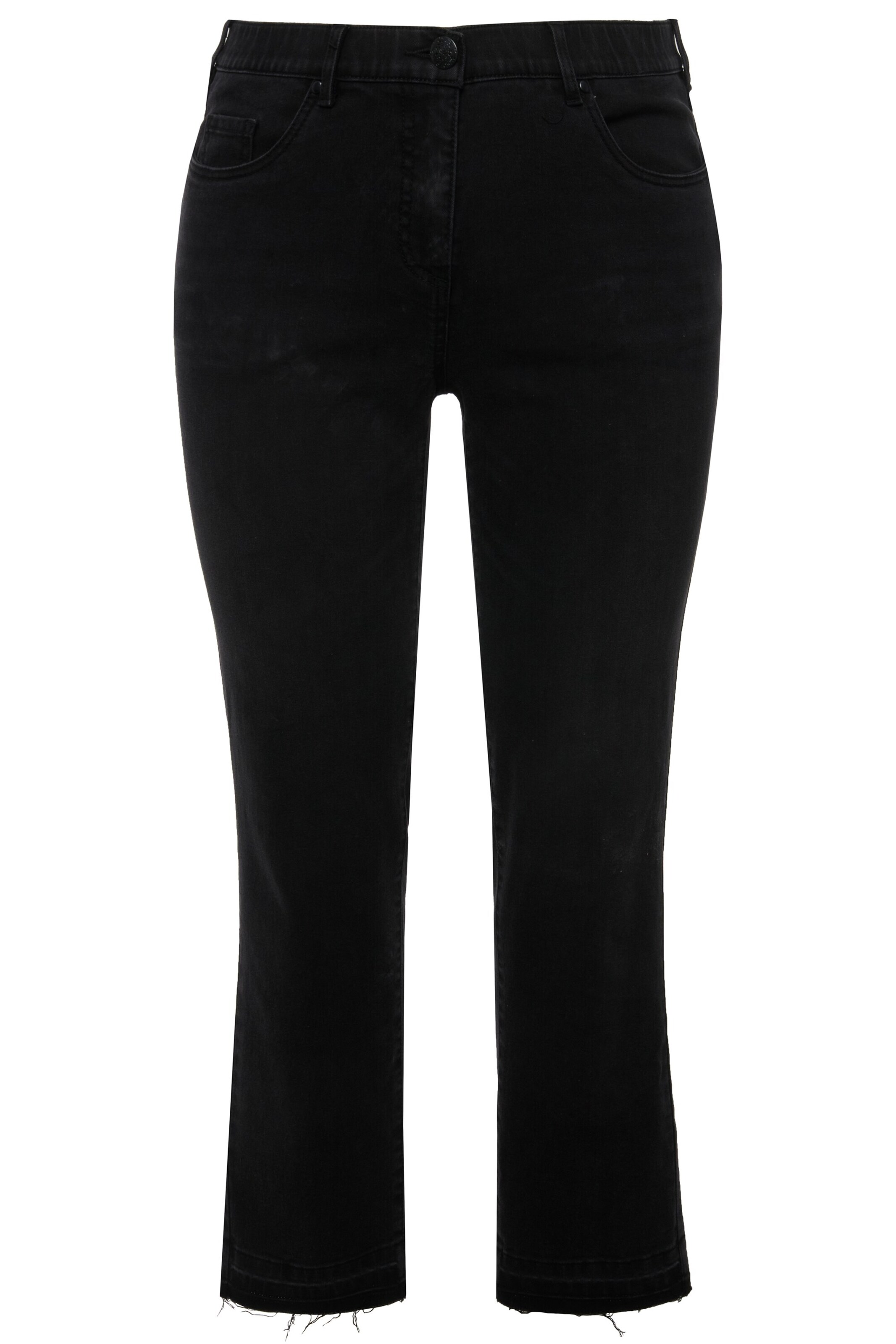 Ulla Popken Slim fit Jeans in Black: front