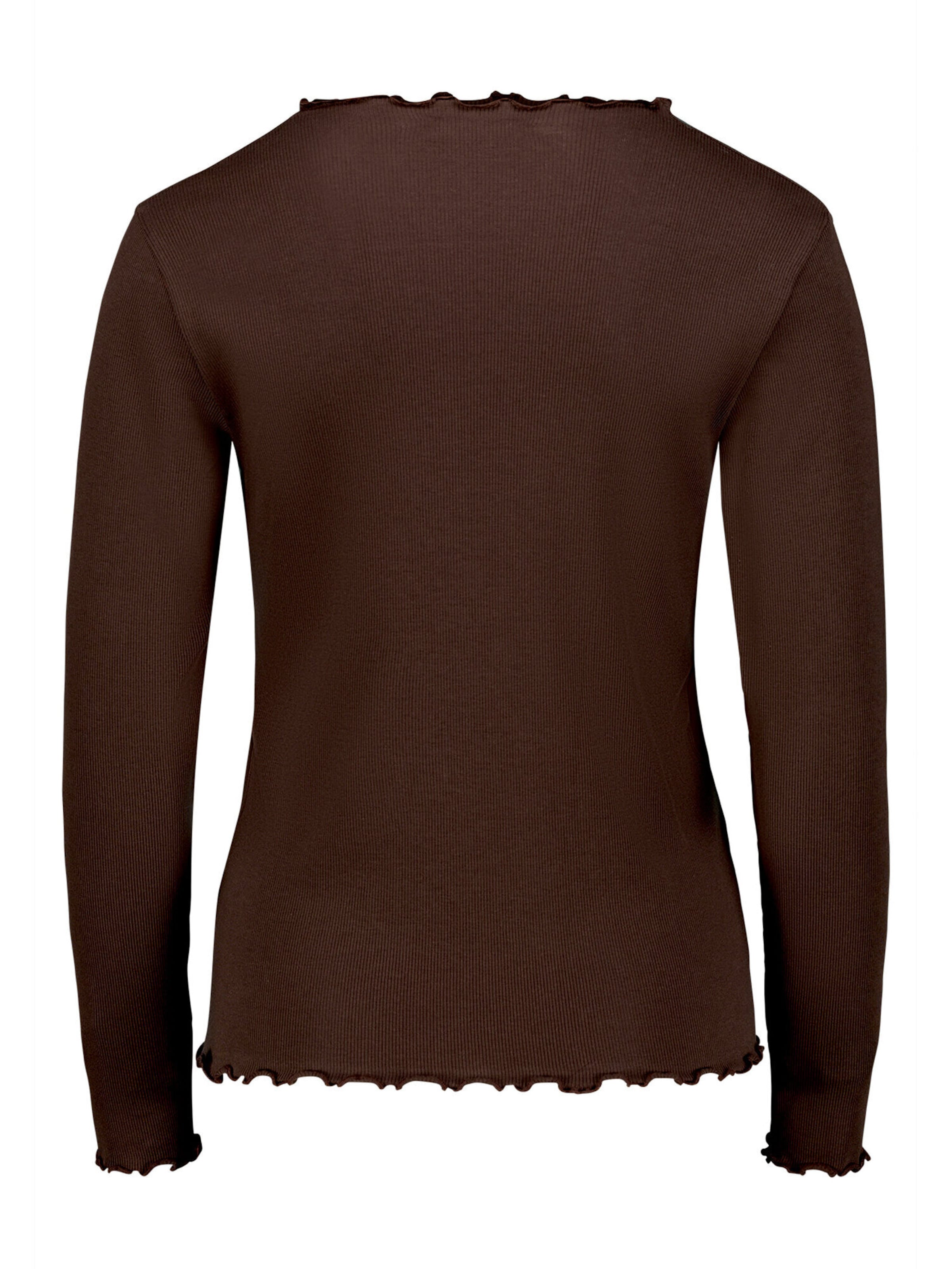 T-shirt Cartoon en marron : devant