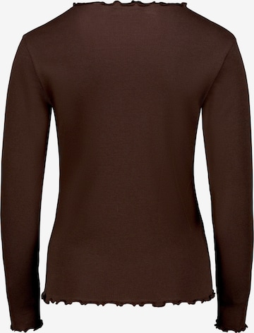 T-shirt Cartoon en marron : devant